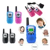 2st Retevis RT388 Kids Walkie Talkie Barn Toy Radio 0.5W PMR PMR446 FRS VOX Ficklampa Handhållen 2 Way Radio Hf Transceiver