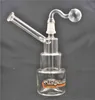 high quality Glass matrix Wate Bongs inline honeycomb Percolator Dab Oil Rigs recycler water bong with 14mm female glass oil burner pipe