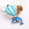 50pcs/Lot Cartoon Pvc Dolphin Hamburger Animal Key Chain Key Ring Women Bag Pendant Keychain Key Holder Fashion Charms Trinket