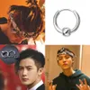 EVBEA 8 Pcs conjunto kpop presente de aniversário dos meninos Hoop brincos Kreaa dos homens do estilo das senhoras populares