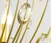 Illuminazione moderna oro Lampadario di cristallo Per Soggiorno Camera da letto cucina di lusso Lustre lampadari a soffitto Light Fixtures MYY