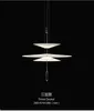 Post-Modern Black / Golden / White LED Pendant Lights Aluminium Luxury Hang Lamp Nordic Hotel Lobby Bedroom Hem Deco Fixtures