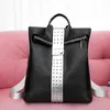 Pink sugao designer backpack women shoulder bag 2020 new fashion rivet backpack black travel bag student school bag shoulder bags