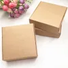 Boutique pratique 100pcs boîte de papier kraft belle boîte kraft empaquetant de petite taille