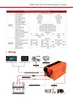 태양 광 인버터 배터리 충전기 LED 3-6kW DC24/48V AC120-240V 분할 위상 듀얼 출력 순수한 사인파 전력 인버터 AC-DC 변환 오프 그리드 하이브리드 PV USA Warehouse