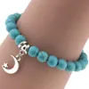 Persoonlijkheid Pendant Turquoise Armband Beaded Chain Armband DAB091 Charme Armbanden Sieraden Armband