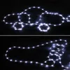 BRELONG Solar Light String, 16.5FT 5M 50 LED Light with Transparent Tube Fairy Light Waterproof Outdoor Wedding Party Christmas Decoration