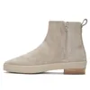 Designer-ede Zapatos hechos a mano de cuero Invierno Hombres Diseñador Botas con cremallera para hombre Casual 13 # 25 / 20D50