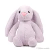 5 renk 35cm tavşan yumuşak oyuncaklar tavşan bebek Paskalya tavşan peluş oyuncak uzun kulaklarla doldurulmuş hayvanlar çocuk oyuncakları whole9798153