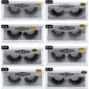 3D Mink Cílios Sujo Extensão do chicote do Olho Cílios Sexy Full Strip Eye Lashes Por fibra química DHL