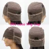 Perruque Lace Frontal Wig 360 naturelle crépue lisse, entièrement pre-plucked, densité 180, Nabeauty, pour femmes noires, 12051924