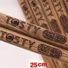 Nowe kreatywne spersonalizowane spersonalizowane wesele i prezenty dostosowane grawerowanie WENGE WONE WOOD PEFSTICKS Niestandardowe logo LX08043174516