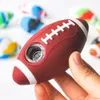 4.0inches Football Hand Pipe Glass Pipe Smoking Pipe Dab Rig Smoking Accessories Oil Burner free shipping