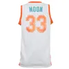 미국에서 배송 Jackie Moon 33 CoffeeBlack 7 농구 저지 Flint Tropics Semi Pro Movie Men 모든 스티치 S-3XL 고품질