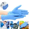 Disposable PVC handschoenen 100 stks / partij Elastische rubberen handschoenen Huishoudelijke anti slip reiniging handschoen rubberen huishoudelijk werk beschermende handschoen OOA7910