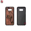 Cell Phone Cases made of Real Rosewood with Engraving Pattern For Samsung S7 S8 S9 S10 S10+ Note 8 9