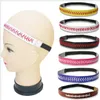women sport headband pu Softball Baseball Seamed Leather Baseball Hair Bands Bandage On Head hair accessory