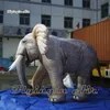 Wydajność odkrytego Parade Nadmuchiwane Elephant Air Dmucha Zwierząt Mascot Giant Grey Elephant na zoo i Circus Show