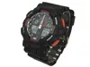 nuovo caldo classico 100 modello marca orologio da polso da uomo sportivo doppio display gmt digitale led reloj hombre esercito orologio militare relogio masculino