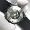 5 типов 2022 Royal Watch Men Black Case Dial Automatic Moveming Rubber Byrap 44 мм сапфировой стекло из нержавеющей стали All Sub 7130108