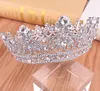 Corona di diamanti in lega di lusso Gioielli da sposa Tiara da sposa Sposa Corona da sposa Fascia da sposa Accessori per capelli Tiara da sposa per feste