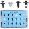 Car Rivet Body Car Retainer Kit Push Rivet Pins Clips Fastener for Jeep Ford GM Toyota Honda 415pcs