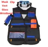 Navul darts vullen kogels voor nerf elite series blaasters kinderen speelgoedpistool blauw zachte kogelschuim guns accessoires masker bril