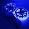 Umlight1688 5M SMD 5050 RGB su geçirmez 300 LED Şerit + IR Uzaktan + 12v 5a güç DHL gemi