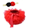 Baby meisjes tutu rok hoofdband set peuter ruche tule luier covers 6-24 maanden solide kleur zachte tulles bloeiers