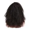 4Cアフロ人間の髪の毛のウィッグレースフロントウィッグナチュラルカラー4x4 13x4 13x6 13x1ストレートボディの深い波キンキーカーリーウォーターの女性用130％