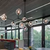 Nordic Glass Chandeliers Lights Fixture Modern Pendant Lamp Loft Bar Counter Dining Room Living Room Dco Hanging Light