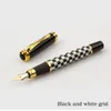 Jinhao 500 Siyah Dolma Kalem NIBS 2 çeşit 0.5mm Mürekkep Kalemler Yüksek Kalite Ofis Malzemeleri İş Hediye