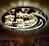 Modern LED Crystal Chandelier Light Moon Star Crystal Flush Monterade ljuskronor Lampa Living Room Lustres för sovrum Matsal Myy