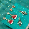 Bijoux Boucles d'oreilles balancent chamdeler CADEAUX de Noël Accessoires Ensemble Mignon Père Noël Bonhomme De Neige Arbre Cloche Fête Créative Pour Femmes Filles Enfants