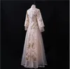 Champagne Light Cheongsam Wedding Gown Summer Slim Bride Outdoor Traditional Chinese Style Wedding Dress Su Embroidery clothing