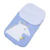 Autumn Winter Infant Newborn Baby Sleeping Bag Knitted Sleeping Bags Cartoon Unicorn Warm Cart Sleeping Bag Hug Carpet Stroller A643