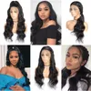 Brazilian Straight 4x4 Human Hair Lace Front Wigs Kinky Curly 4x4 Transparent Swiss Lace Closure Wig Body Wave Loose Deep