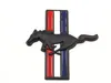 Металлическая эмблема автомобиля с бегущей лошадью, задний багажник, металлическая наклейка, 3D логотип, наклейка, значок, наклейка на дверное крыло для Mustang, автоэкстерьер Acc8367013