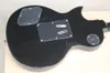 Schwarze E-Gitarre im Fabrikgroßhandel mit Floyd-Rose, Griffbrett aus Palisander mit Kreuzeinlage, bietet maßgeschneiderte Dienstleistungen