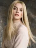 100% Real Hair! ladies fashion wig, human hair wig hell blond smooth
