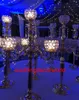 NewCrystal Candle Holder Wedding Candelabra Centerpiece Center Table Candlestick Lantern Stand Party Decor Decor SilverGold Home Dinner6118761