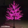 2021 LED Cherry Blossom Tree Light 864pcs Ampoules 1,8 m de hauteur Décorations de Noël 110 220VAC Sept couleurs pour l'option Utilisation extérieure étanche à la pluie Drop