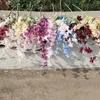 Plante artificielle Simulation Fleur Delphinium Fête De Mariage Route Route 5 fourches avec Feuille Jacinthe Delphinium Maison Décorations De Jardin
