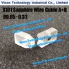 ￘Set guidafilo S101+S102+S103 da 0,12 mm (3 pezzi) = Guida in zaffiro AB 3080051+Guida superiore 3080238+DICE inferiore 3081015) 0205099, 0200136, 0206102
