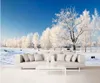 カスタム3Dの壁紙の壁HD雪景色の壁のための壁任意の部屋の背景写真3D壁紙要約