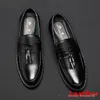 Loafers Mannen Jurk Schoenen Coiffeur Tassel Trouwschoenen Heren Klassieke Elegante Schoenen voor Mannen Zapatos de Hombre de Vestir Formele BUTY