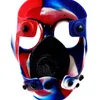 Siliconen Masker Creatieve Roken Pijp Gas Pijpen Acryl Bongs Tabacco Shisha Mix Kleur