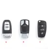 Koolstofvezel autosleutel Case tassen Cover sleutel Shell voor a3 a4 b8 b6 8p a5 c6 q5 accessoires sleutelhanger sleutelhanger Bescherming covers2365960