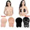 Nowy podnośnik niewidoczny biustonosz biustonosza Królikaty uszy Niewidzialny Bras Nubra Samoprzylepna Biustonosz Silikonowa pokrywa Sutek Naklejki Bez Ramiączek Backless Bra Pad