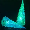 Akryl Julgran Led Färgglada Nattljus Barnens glödande leksaker LED Flash Holiday Decor Christmas lampa för accessorie
